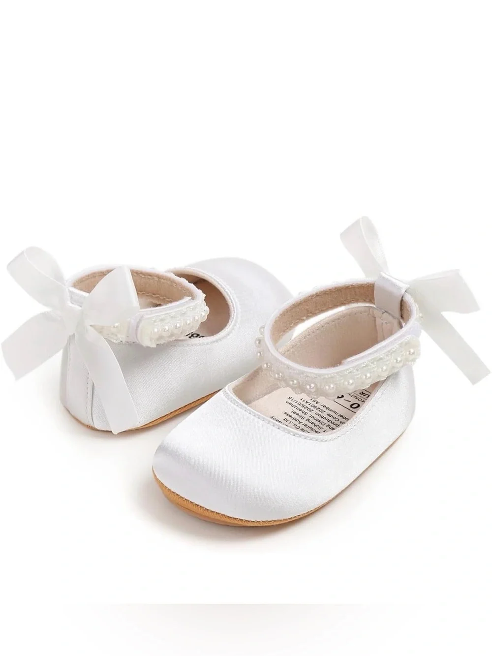 Baby Girls Mary Jane Flats Non-Slip Soft Sole Princess Walking Dress Shoes